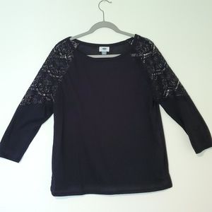 Black cutout top